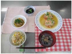 和食調理講習会メニューの写真